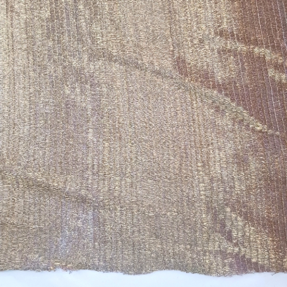 Metalic Gold Lurex Fabric.